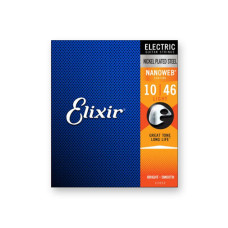 Elixir 12052 Nanoweb Coating Electric Guitar String 10-46