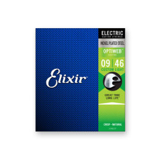 Elixir 19027 Optiweb Coating Electric Guitar String 09-46