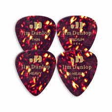Jim Dunlop 483P Celluloid Shell Pick 12-Pack