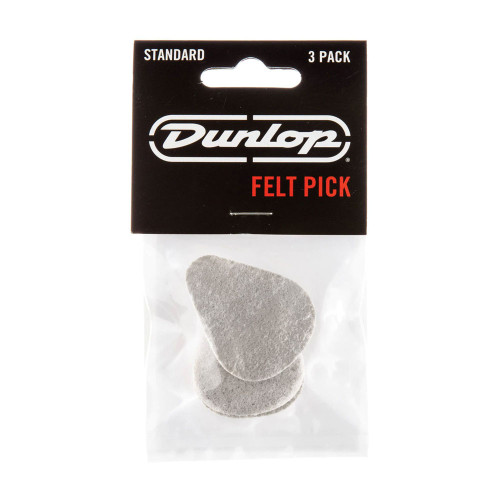 Jim Dunlop 8012P Felt Standard Pick 3-Pack Jim Dunlop 8012P Felt Standard Pick 3-Pack
