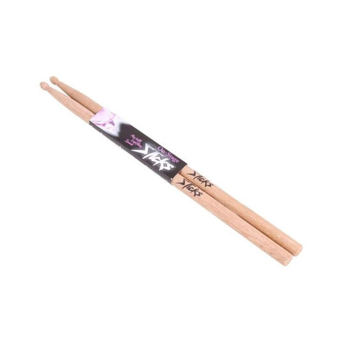 On-Stage AHW7A - America Hickory Wood Drum Sticks 